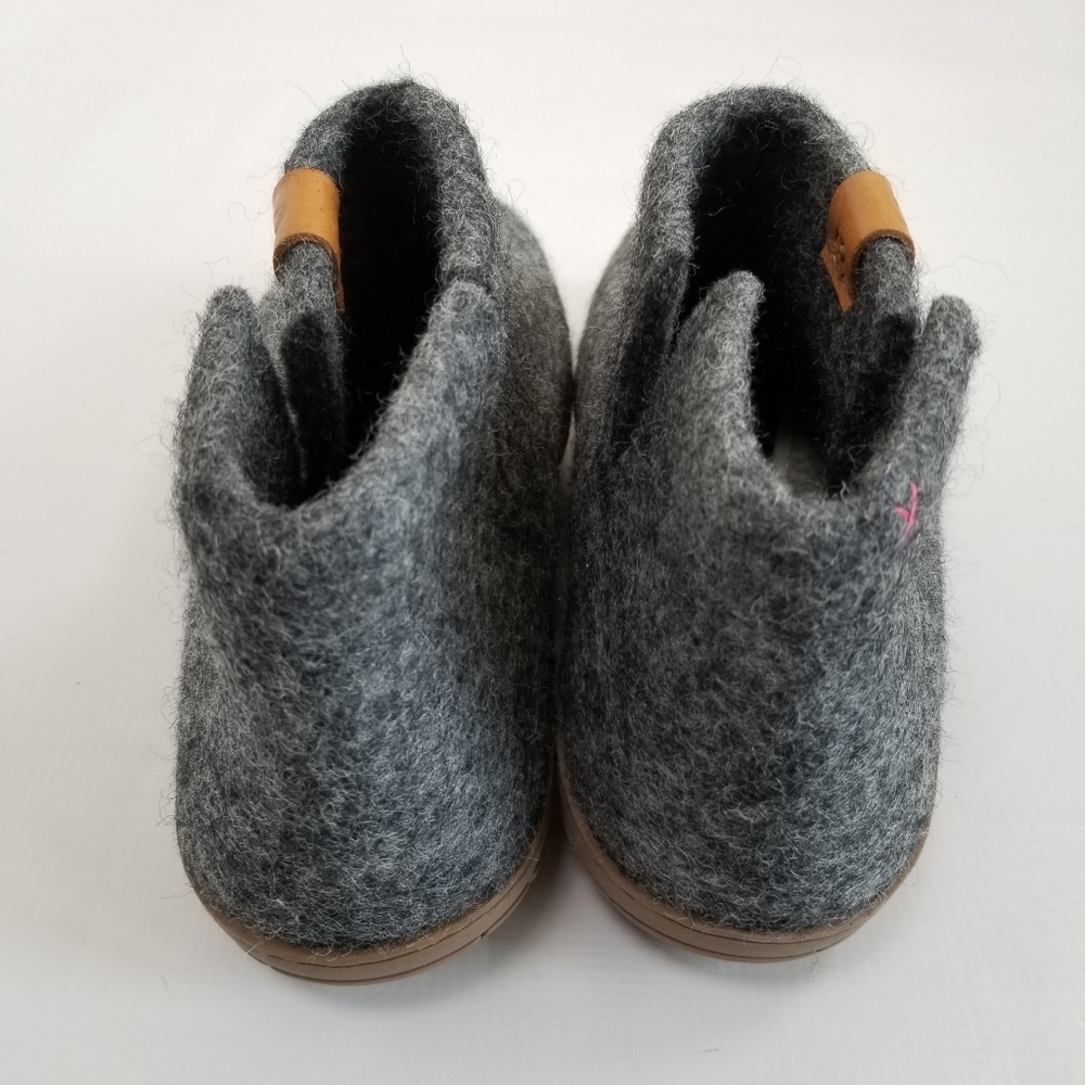 Baabushka Felted Wool Bootie Slippers Indoor Outdoor Size 10.5 Women Near New - Picture 3 of 10